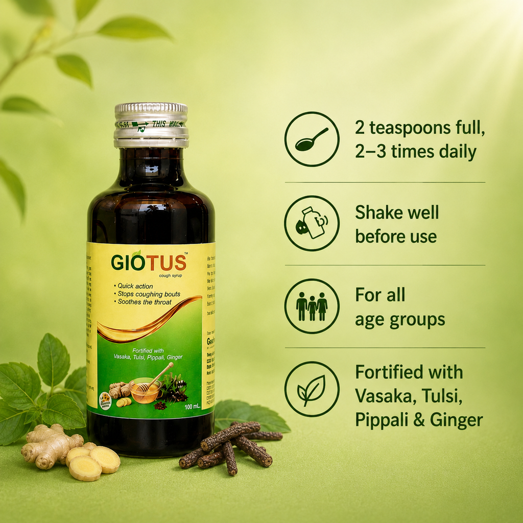 GIOTUS™ — Natural Cough Relief Syrup