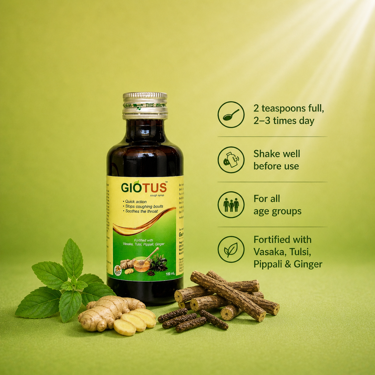 GIOTUS™ - Quick Action Against Cough