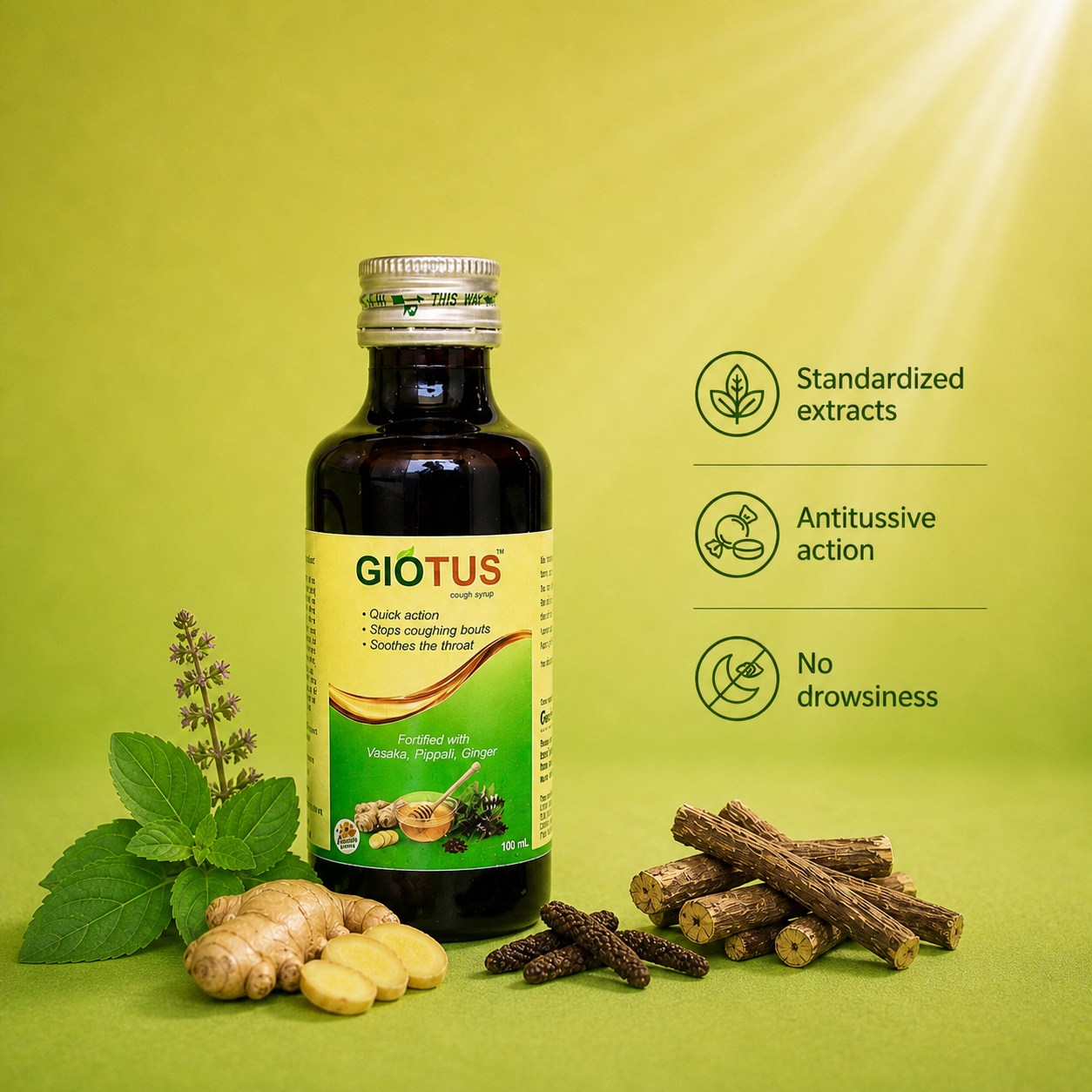 GIOTUS™ - Quick Action Against Cough  ( Pack of 2 )