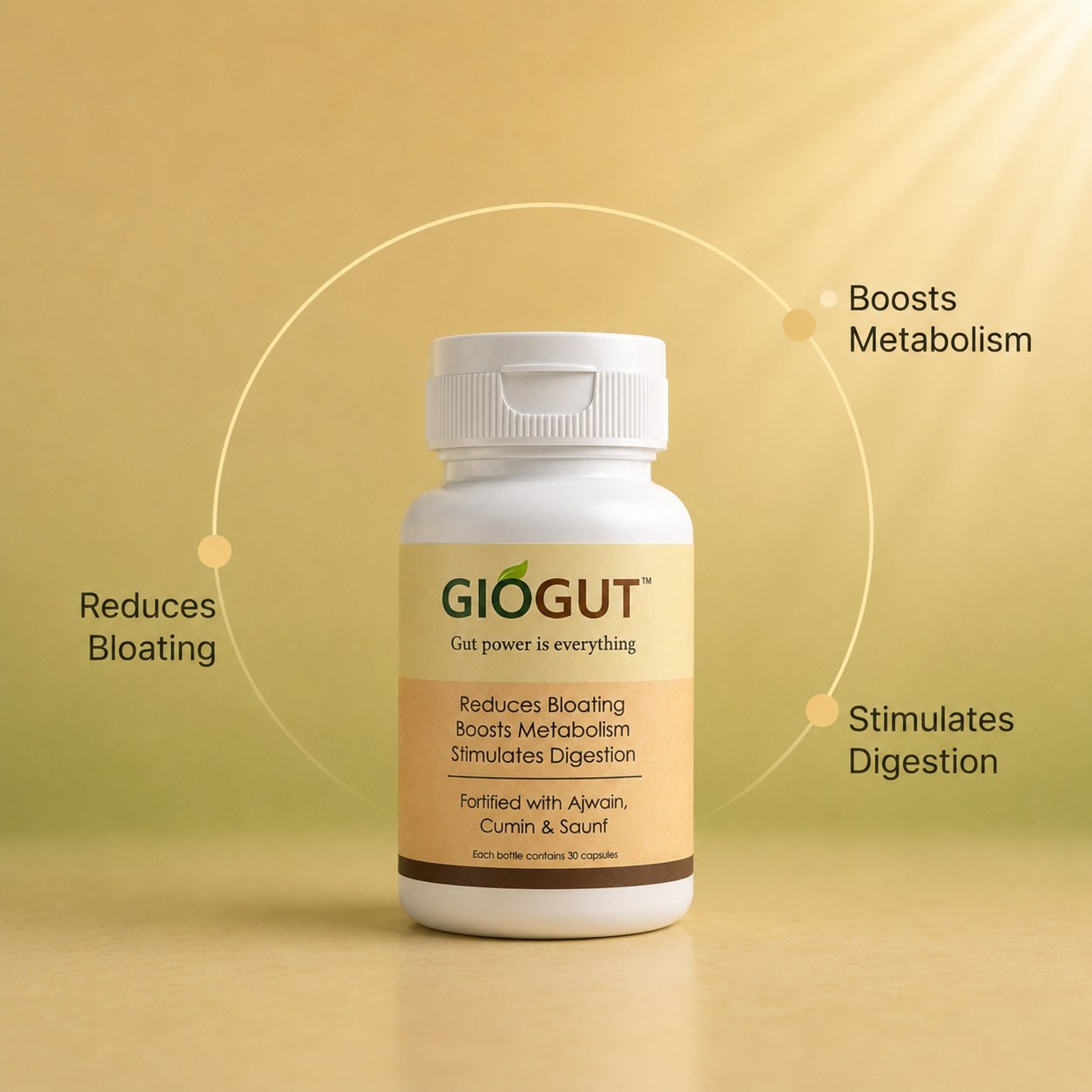 GIOGUT™  Because Gut Power Is Everything ( Pack of 2 )