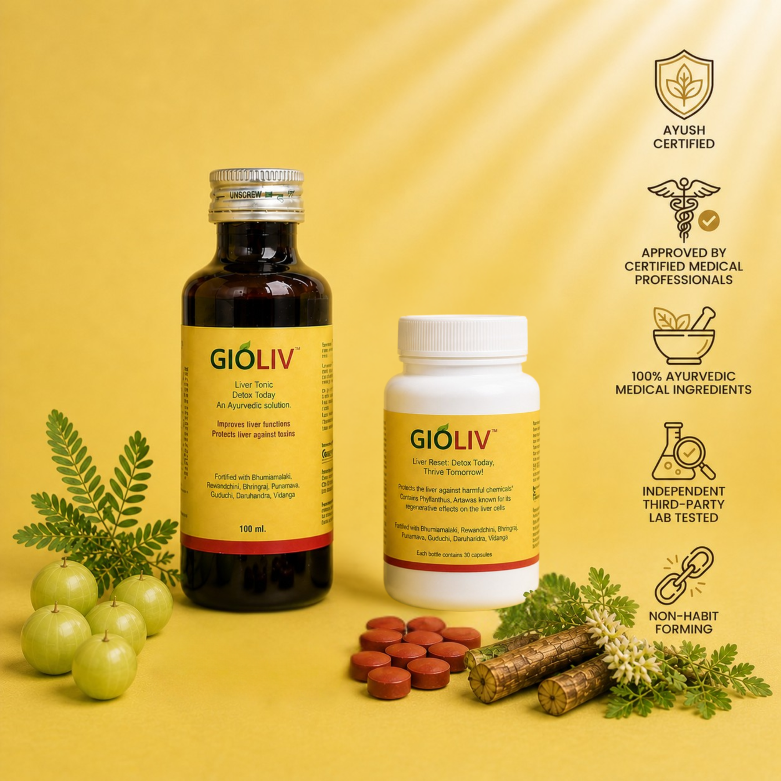 GIOLIV™ Tablets - Detox Today, Thrive Tomorrow (Pack of 2)